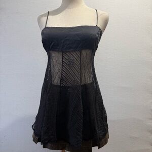 Victoria secret silk babydoll cami size m